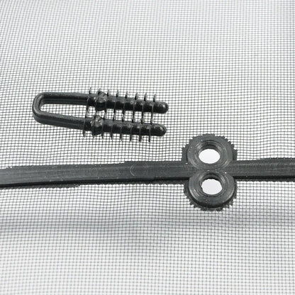 Grille mesh insert cut to factory aperture