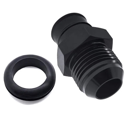 AN10 Male to 3/4" Hose Barb Valve Cover Port Adapter, Aluminum PCV Fitting with Rubber Grommet for GM LS Engine Swap Tuck's Performance