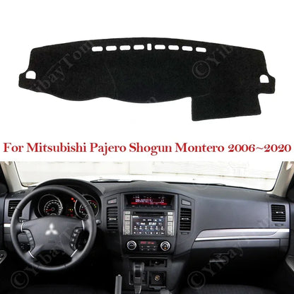 Pajero dash mat red edge