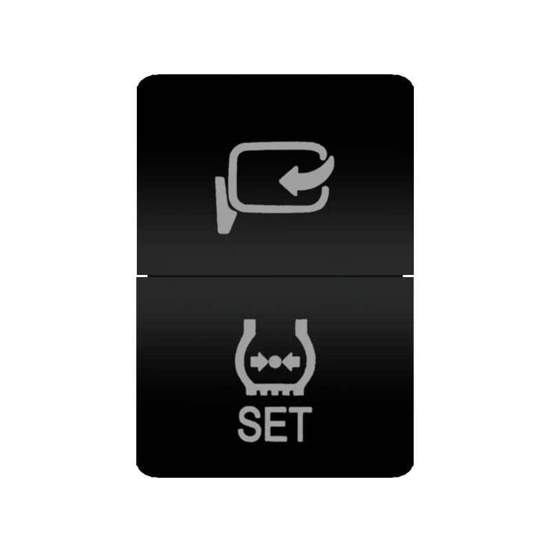 12V Dual Button Push Switch Orange Led Light For Toyota Prado Land Cruiser 200 RAV4 Hilux GUN HiAce 4 Runner Tundra Suzuki Jimny Tuck's Performance