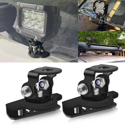 LED Work Light Hood Mount Brackets Pair product image 1