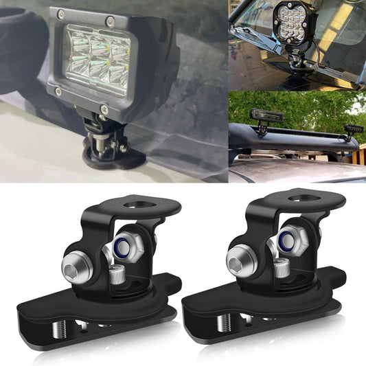 LED Work Light Hood Mount Brackets Pair product image 1