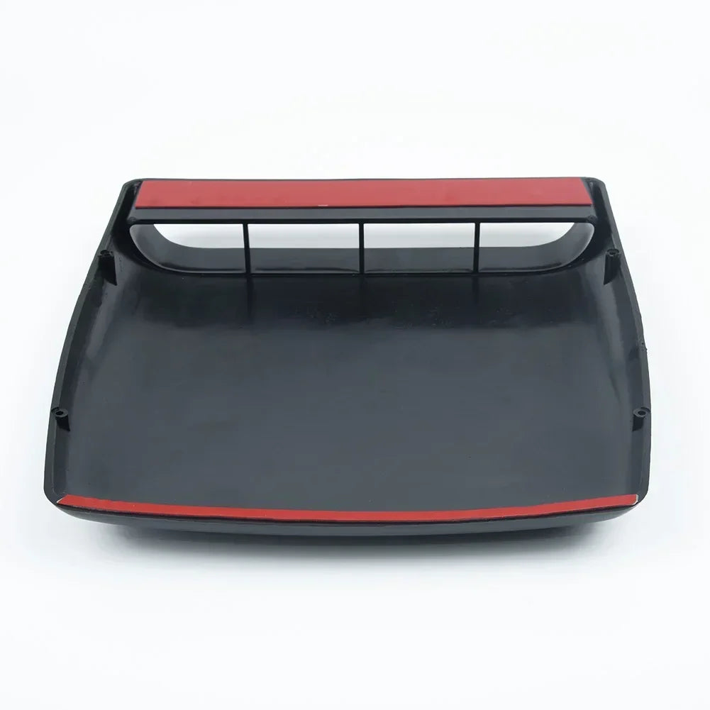 Underside of universal bonnet scoop with adhesive tape