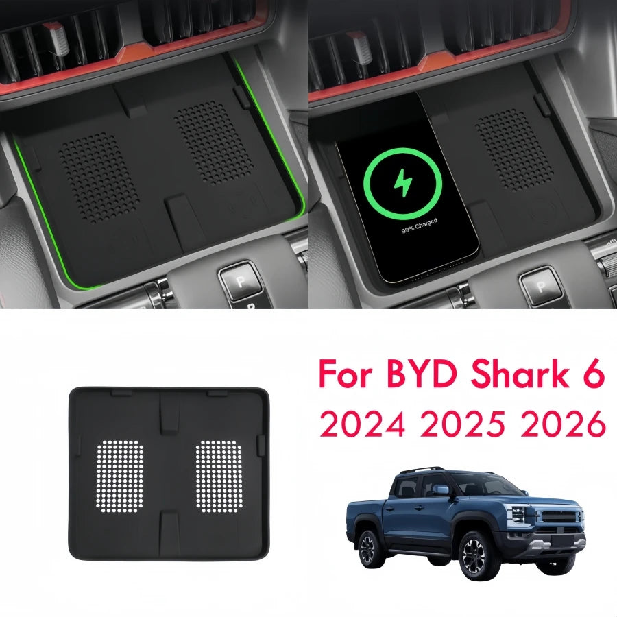 BYD Shark 6 wireless charging silicone mat