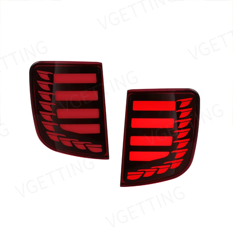 LED reflector brake and indicator output at night