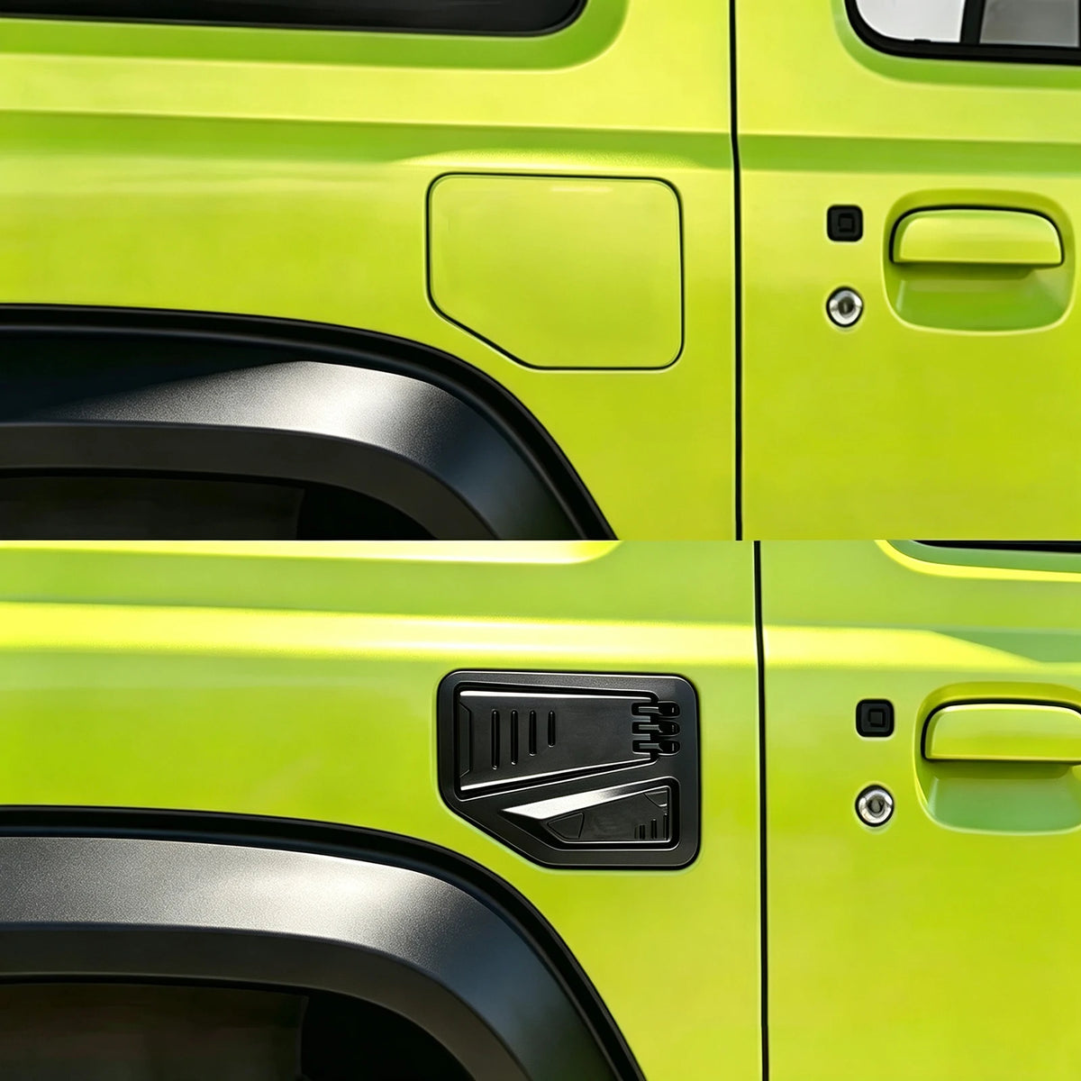 Car Gas Cap Fuel Filler Door Gas Tank Cover for Suzuki Jimny 3-Door 2019 2020 2021 2022 2023 2024 2025 2026 Exterior Accessories Tuck's Performance