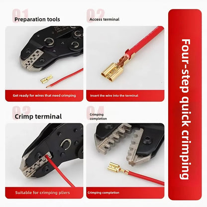 SN-58B Ratchet Crimping Pliers Kit with 5 Jaws - product image 6