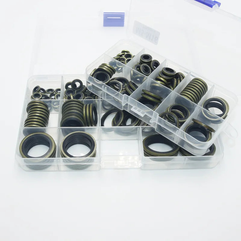 Bonded Seal Washer Kit, Dowty Washers M5 to M24, 100 or 120 Piece Assortment Tucks Performance