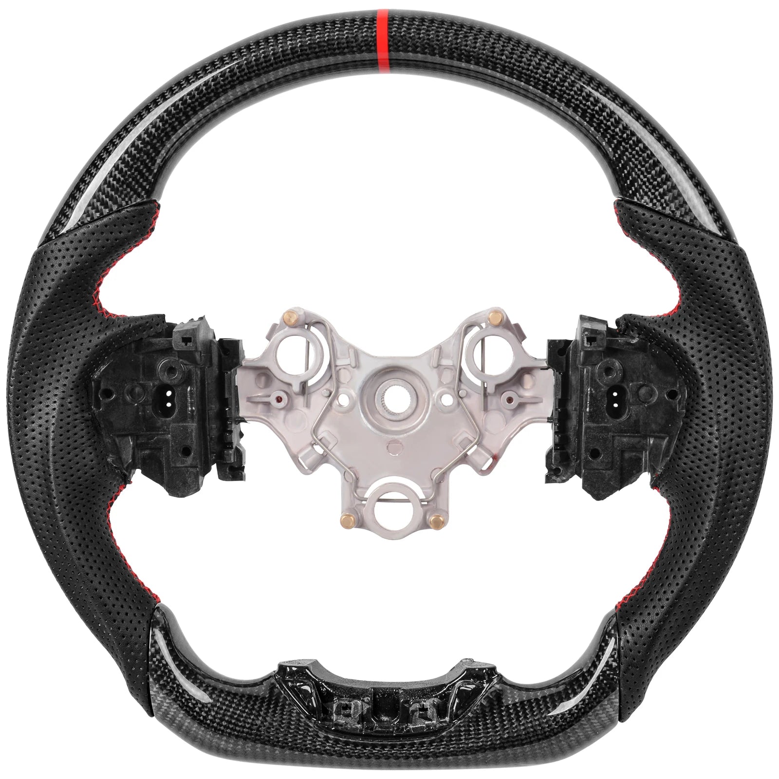 Real carbon fibre D-shape steering wheel for Isuzu D-Max and BT-50