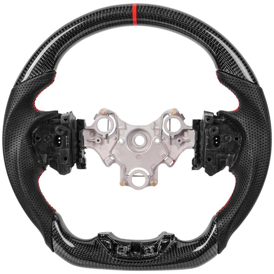 Real carbon fibre D-shape steering wheel for Isuzu D-Max and BT-50