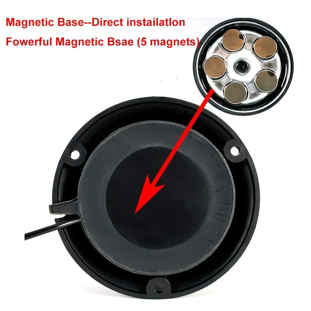 12V/24V Amber Magnetic Rotating Warning Beacon image 10
