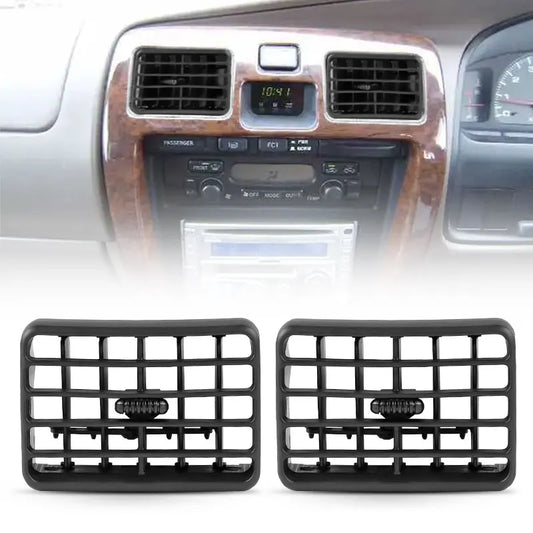 Centre dash air vent pair shown with Hilux Surf / 4Runner 1996-2002 dash