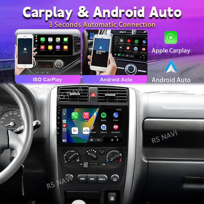 Android 16 Carplay Auto 2K Screen Car Radio Multimedia Player For Suzuki Jimny 3 2005 - 2019 Autoradio GPS Stereo 2din Head Unit Tuck's Performance