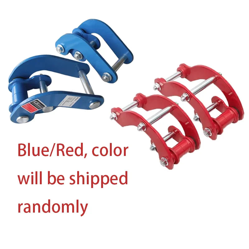 Comfort shackle fitted to Hilux Revo leaf spring