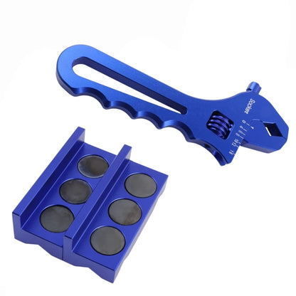 Aluminum Adjustable Wrench Spanner + Vise Jaw Inserts for Fuel Hose End Fitting Tuck's Performance