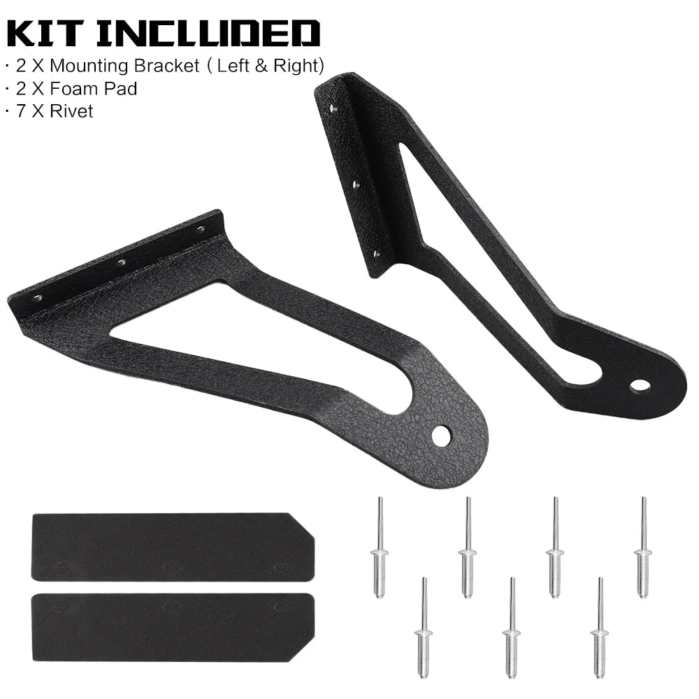 50 Inch LED Light Bar Roof Brackets for Jeep Cherokee XJ image 7