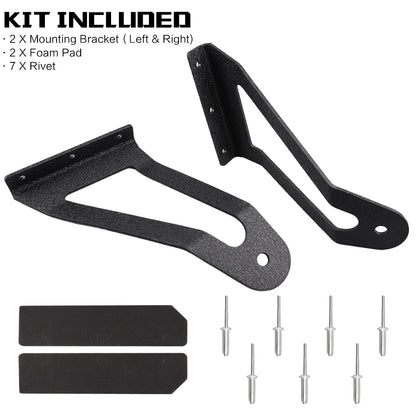 50 Inch LED Light Bar Roof Brackets for Jeep Cherokee XJ image 7
