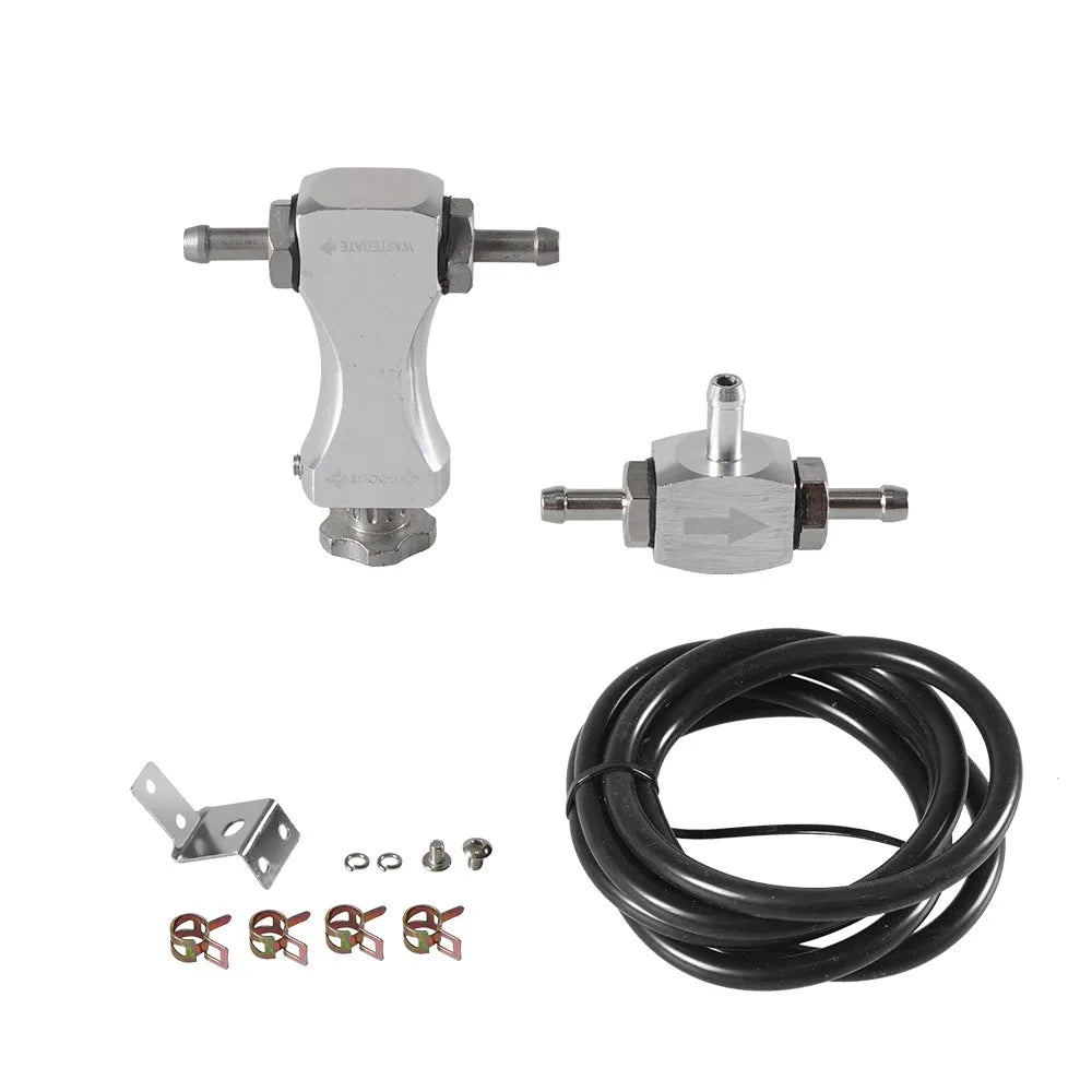 Universal Manual Turbo Boost Controller Bleed Valve Pressurize Regulating Kit Car Modified Turbocharged Regulator Aluminum Tuck's Performance