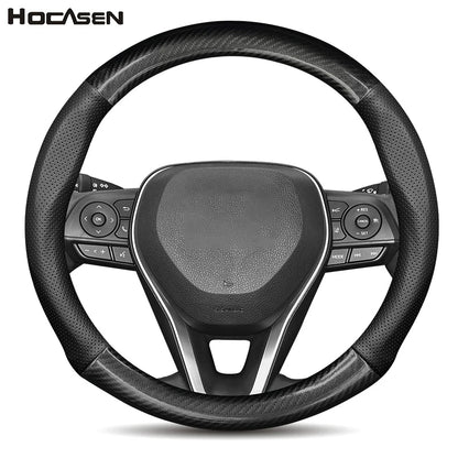 Hilux N70 Steering Wheel Cover Leather 2004-2014 Ultra Thin Two Style's