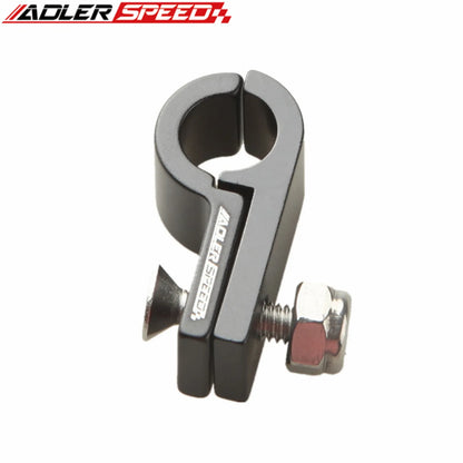 Black Aluminum Fuel Oil Gas Line Hose Clamp ID 4.8mm 6.4mm 7.9mm 9.5mm 11.1mm 14.3mm Tuck's Performance