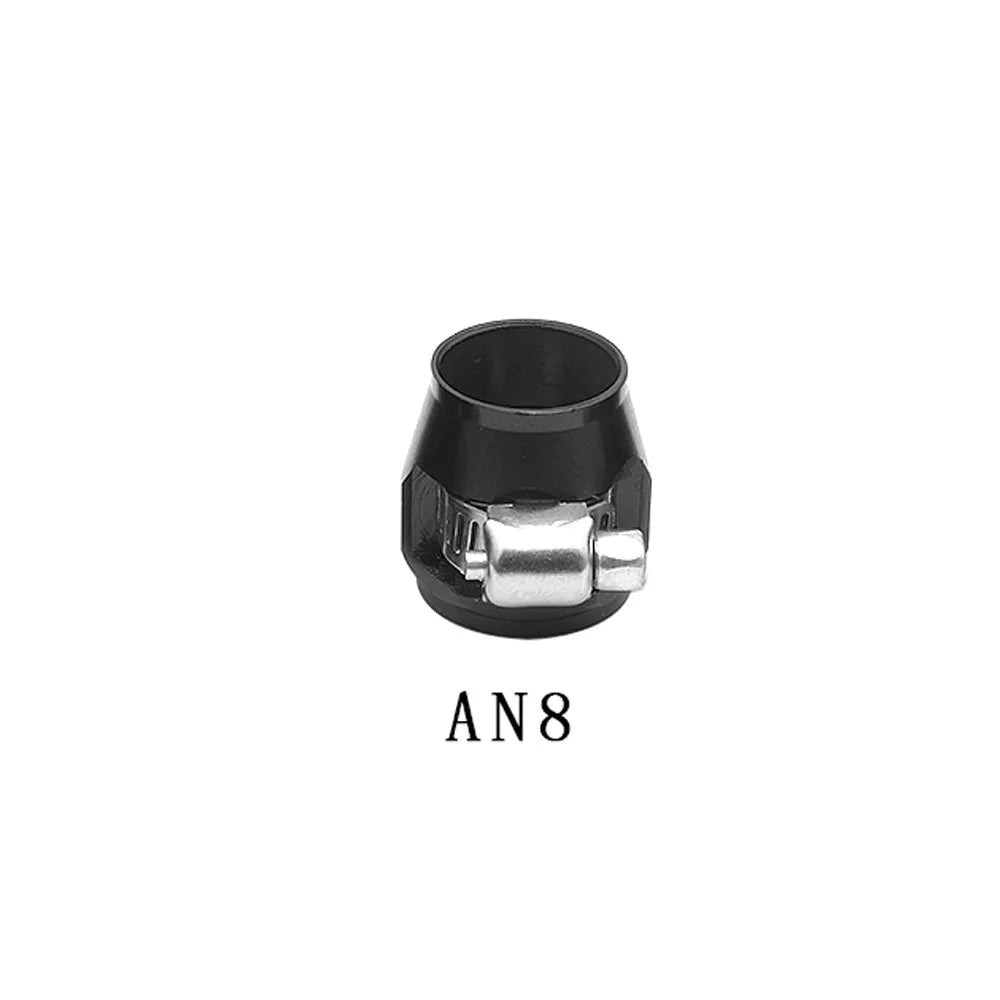 Fuel Line Hose Finisher AN4/AN6/AN8/AN10/AN12 Clamp Finisher Aluminum Car Modification Accessories Tuck's Performance