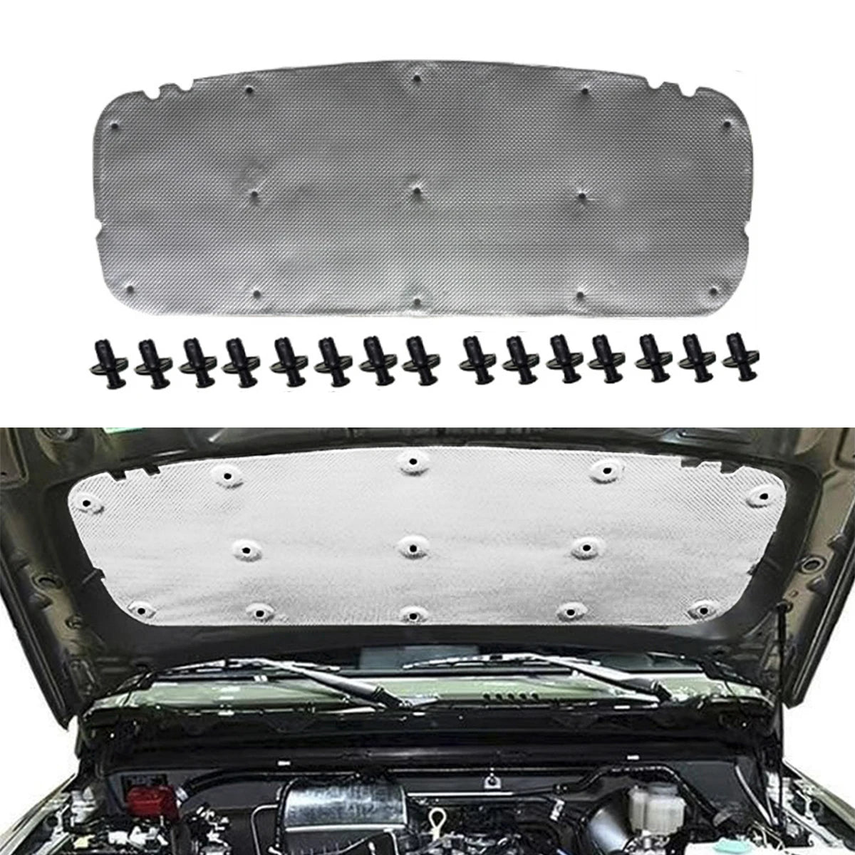 Jimny bonnet liner detail