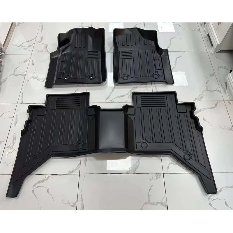 3D TPE LHD RHD Car Floor Mat For Toyota Hilux Vigo 2005-2014 Carpet Liner Tray Floor Mat Anti-slip waterproof Auto Accessories Tuck's Performance