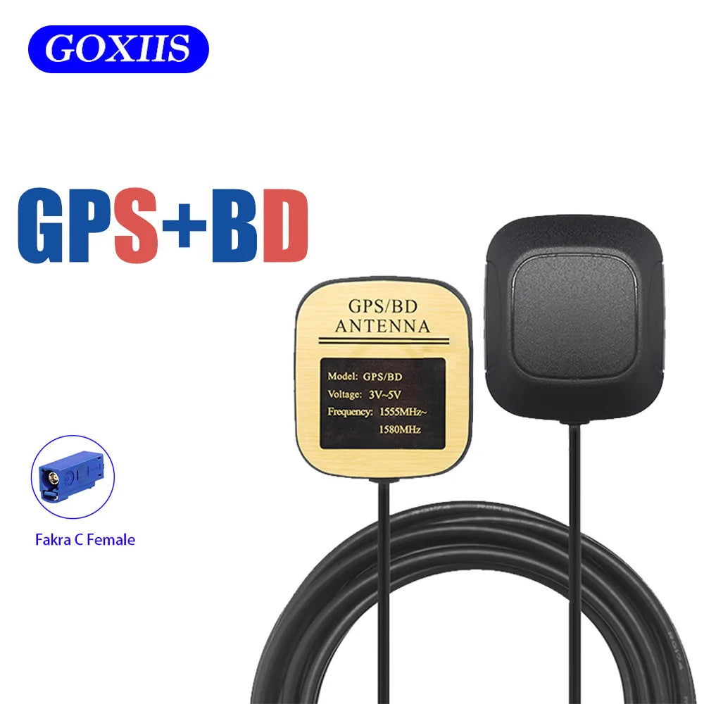 GPS BD Antenna 28dBi SMA  Fakra MFD2 RNS2 RNS 510 MFD3 RNS-E For VW Skoda For Benz For Audi A3/A4/A6 Tuck's Performance