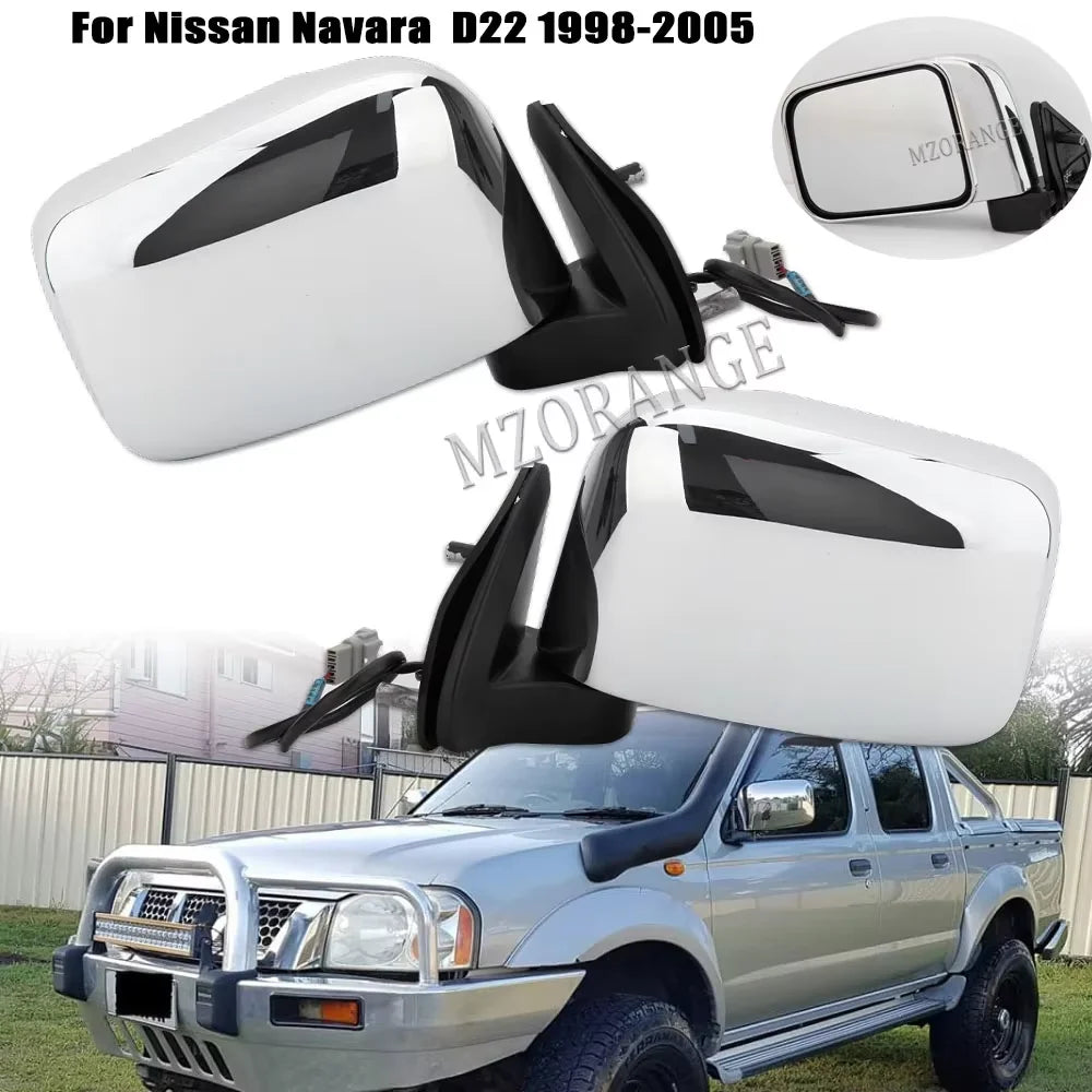 Manual folding door mirror for Nissan Navara D22