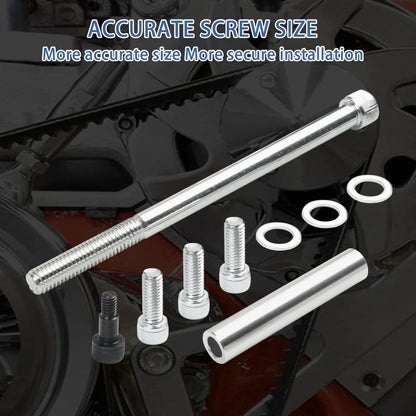 551411 Alternator Bracket Adjustable Kit for Chevrolet Chevy SBC 350 305 327 383 5.0L 5.7L V8 Eight Cylinder Long Water Pump Tuck's Performance
