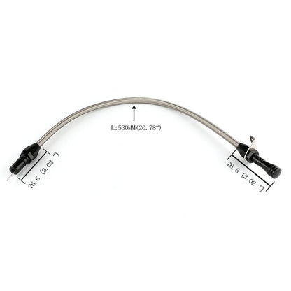 530 MM Flexible Stainless Transmission Dipstick For GM Chevy TH-400 TH-350 Turbo SBC BBC 350 400 Tuck's Performance