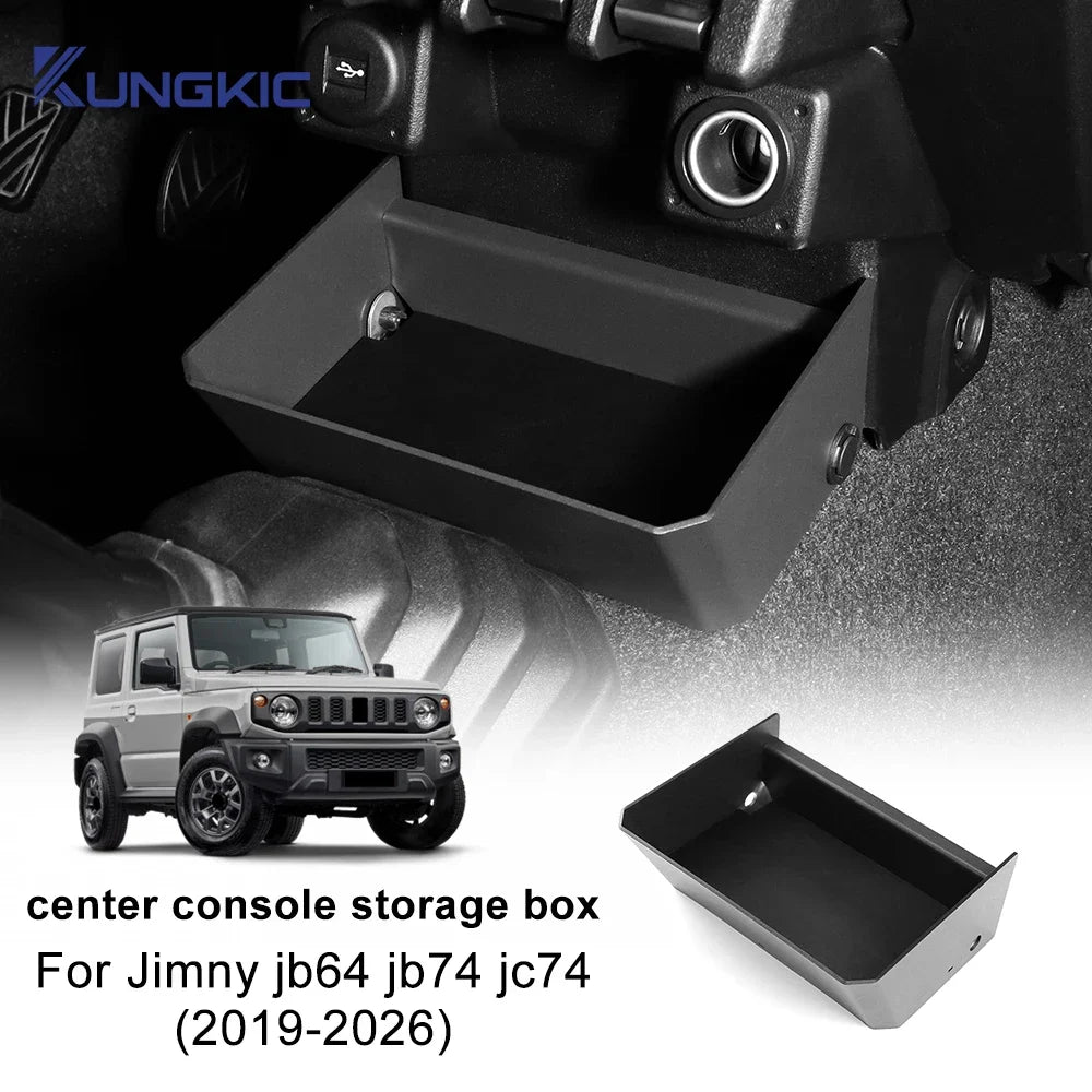 For Suzuki Jimny JB64 JB74 2019-2022 2023 2024 2025-2026 Center Console Storage Box Organizer Tray Manual Transmission Accessory Tuck's Performance