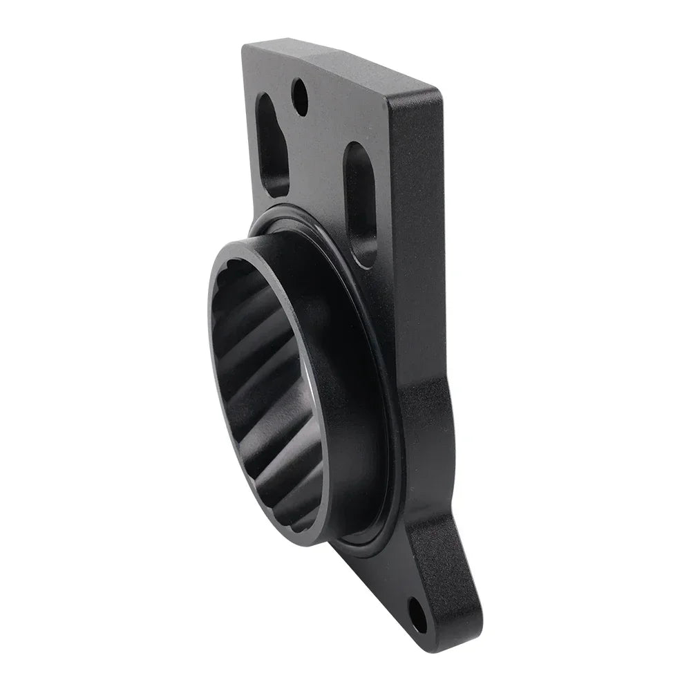 Black Silver Throttle Body Spacer For Cadillac Escalade Chevrolet Avalanche Silverado SSR GMC Sierra Hummer Air Intake System Tuck's Performance