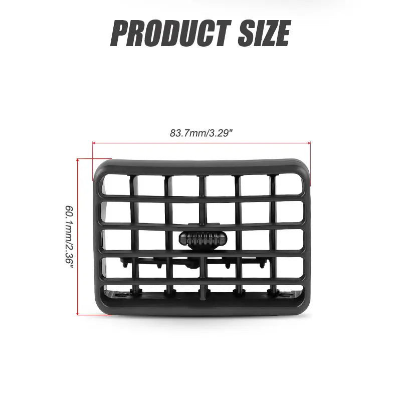 Centre dash air vent size approx 84 x 60 mm