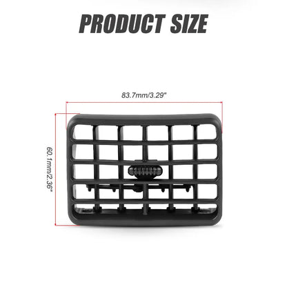 Centre dash air vent size approx 84 x 60 mm