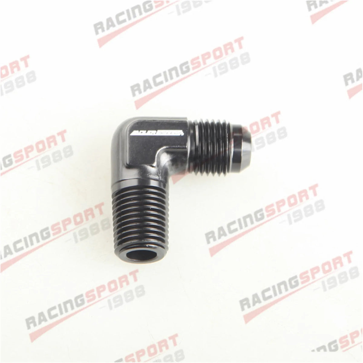 AN3 AN4 AN6 AN8 AN10 AN12 Male Flare To 1/8" 1/4" 3/8" NPT Adapter 90 Degree Tube Hose Fitting Tuck's Performance