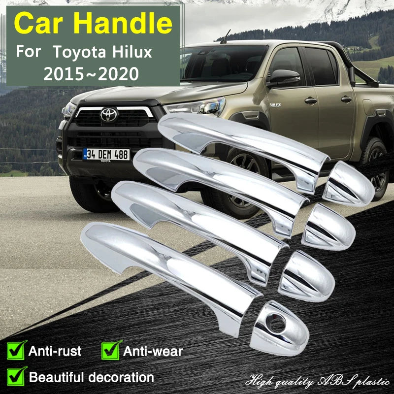 Toyota Hilux  2015~2020 Chrome Smart Door Handle Cover