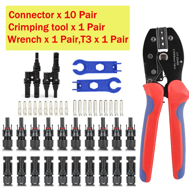 Solar Panel Connectors - 1000V 30A, 2.5 to 6mm² Tucks Performance