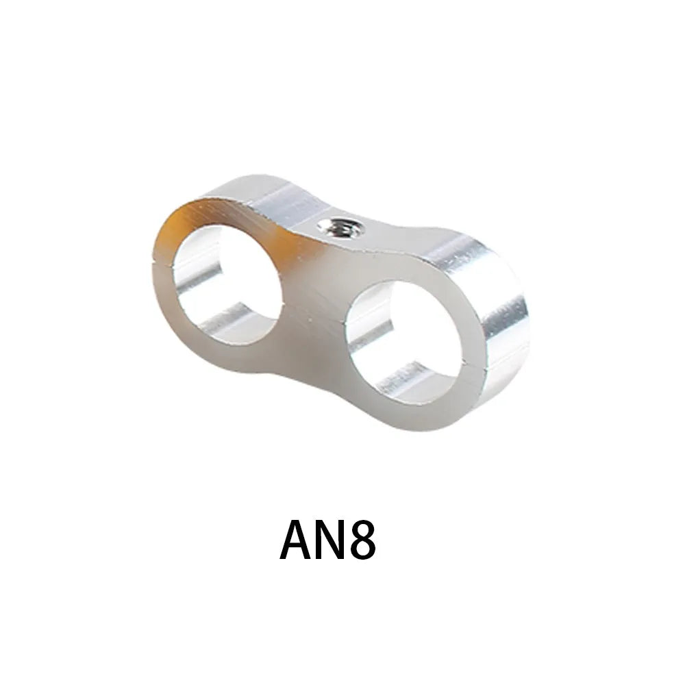 Universal AN4 AN6 AN8 AN10 Billet Oil Fuel Water Hose Tube Seprator Divider Clamp aluminum line separator Kit Tuck's Performance