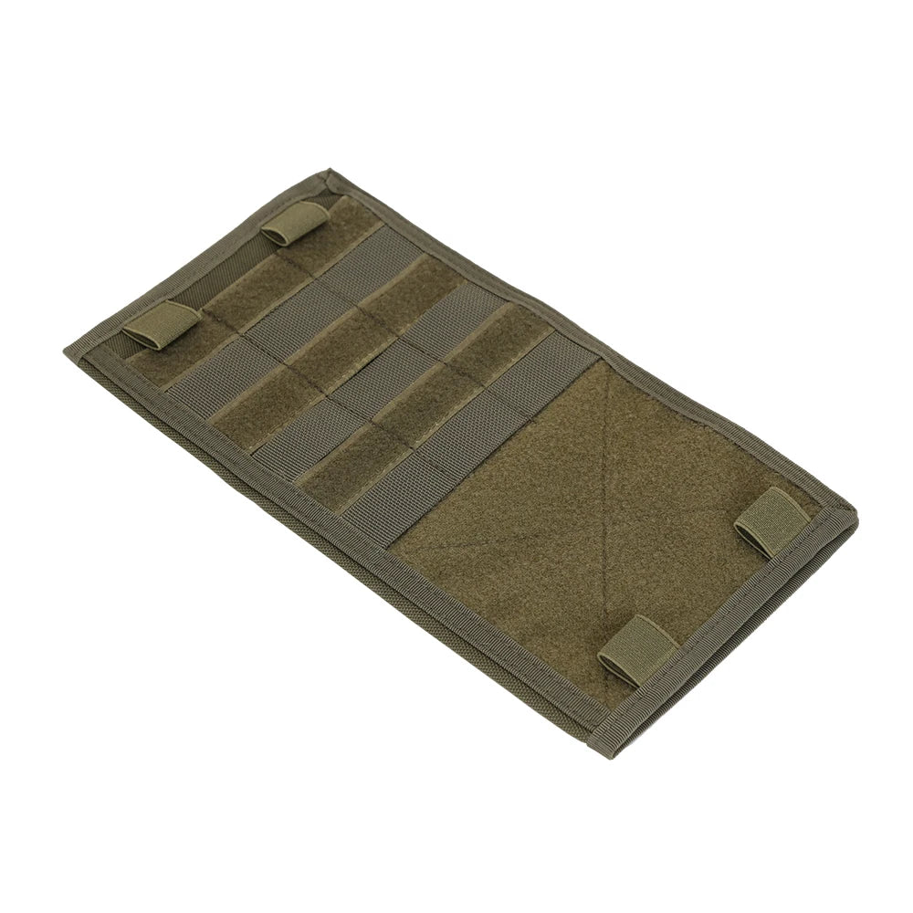 Full MOLLE sun visor panel in green