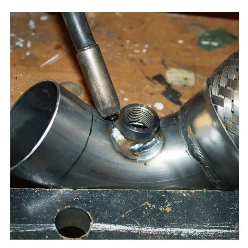 Stainless Steel O2 Sensor Bung Weld in Adapter M18x1 5 Thread Notched Style Auto Part Tuck's Performance