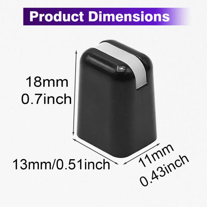 Heater slider knob dimensions approx 18 mm high