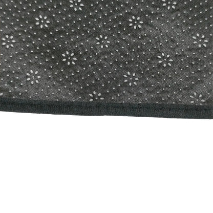 Non-slip poly carpet dash mat underside