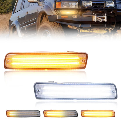 80 Series bumper light detail