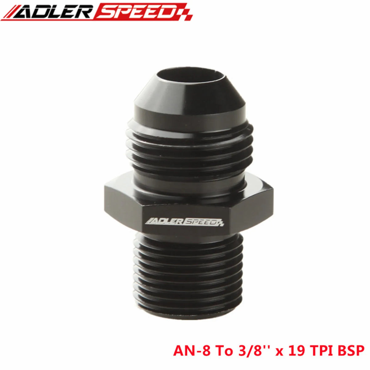 AN4 AN6 AN8 AN10 AN12 Male To 1/8" 1/4" 3/8" 1/2" 3/4" BSP BSPP Straight Adapter Tuck's Performance