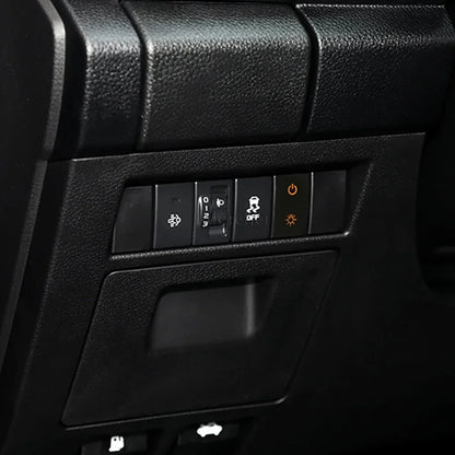 1PC Car Dual Key Switch Dual Switch Radar Tailgate Power LED Headlight Switch Button for ISUZU D-MAX 21-23 Tuck's Performance