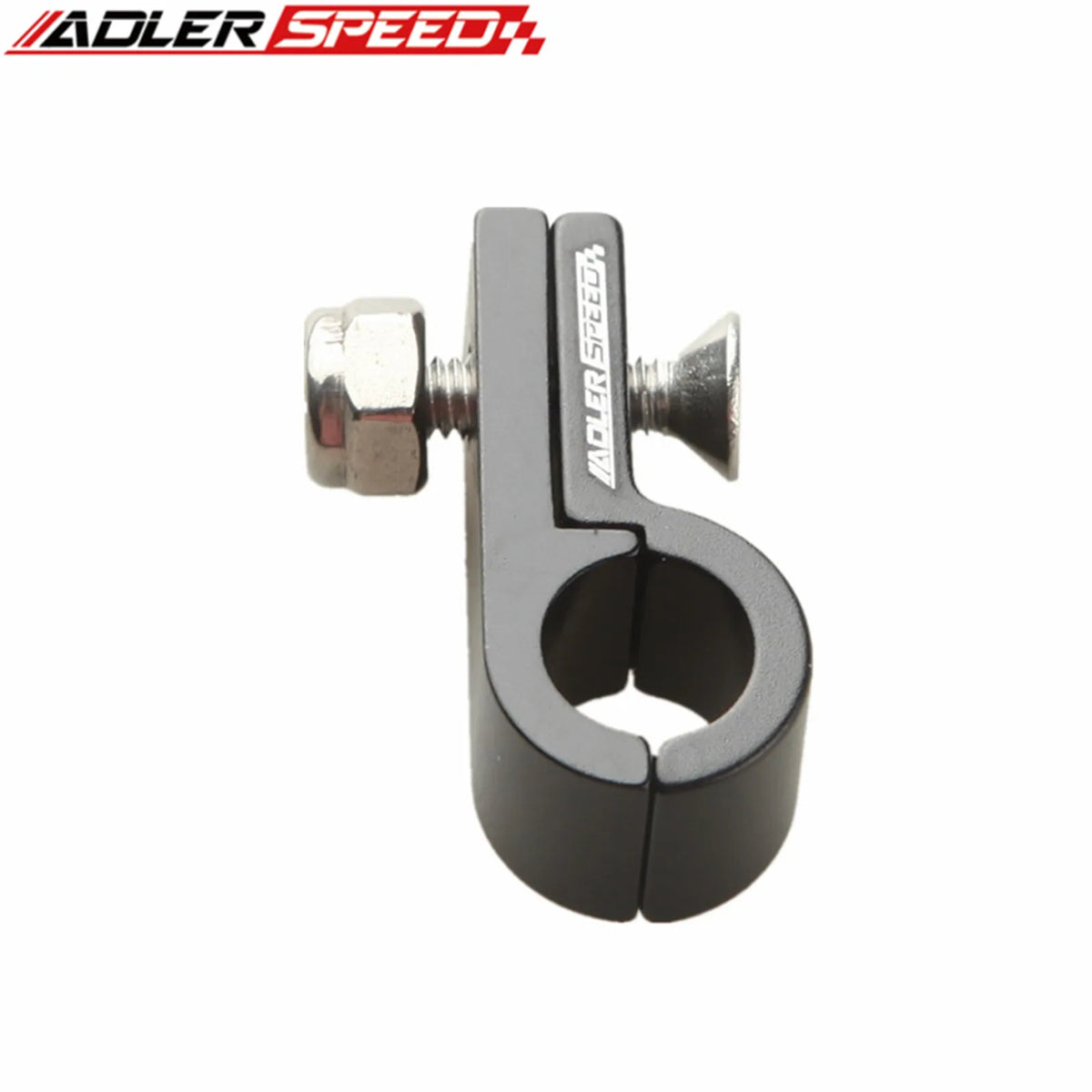 Black Aluminum Fuel Oil Gas Line Hose Clamp ID 4.8mm 6.4mm 7.9mm 9.5mm 11.1mm 14.3mm Tuck's Performance
