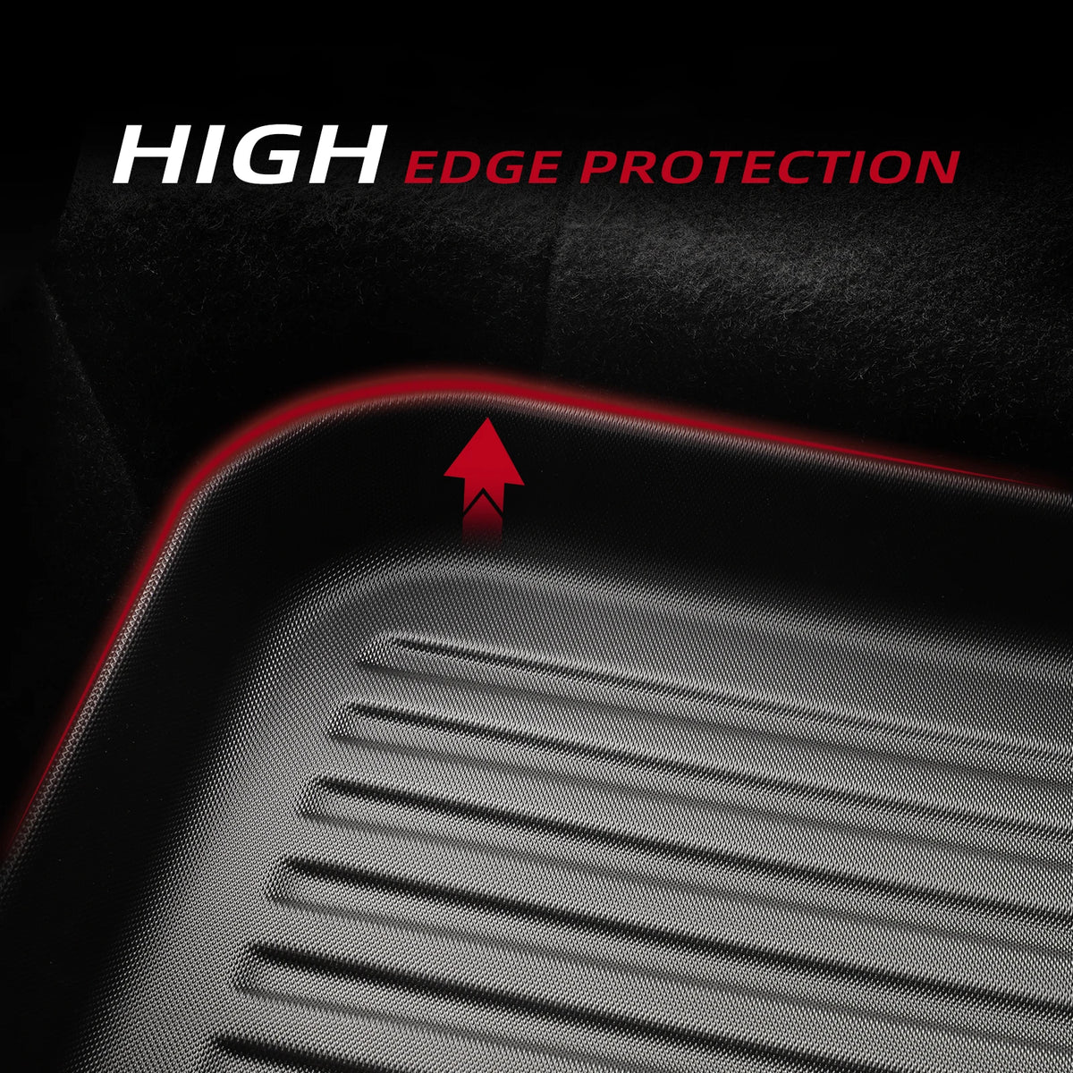 Jimny floor mat raised edge