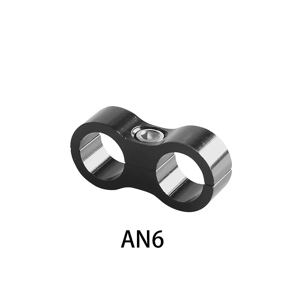 Universal AN4 AN6 AN8 AN10 Billet Oil Fuel Water Hose Tube Seprator Divider Clamp aluminum line separator Kit Tuck's Performance