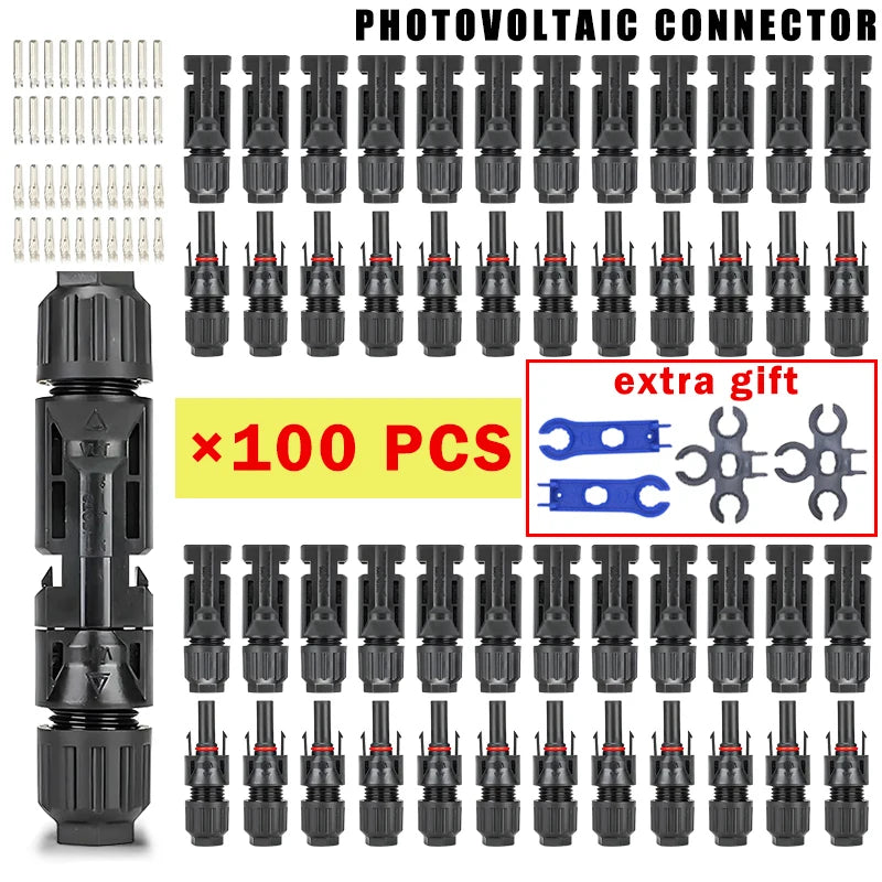 Solar Panel Connectors - 1000V 30A, 2.5 to 6mm² Tucks Performance